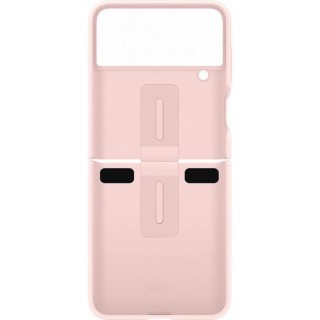 Coque Silicone avec Anneau SAMSUNG Galaxy Z Flip4 Rose