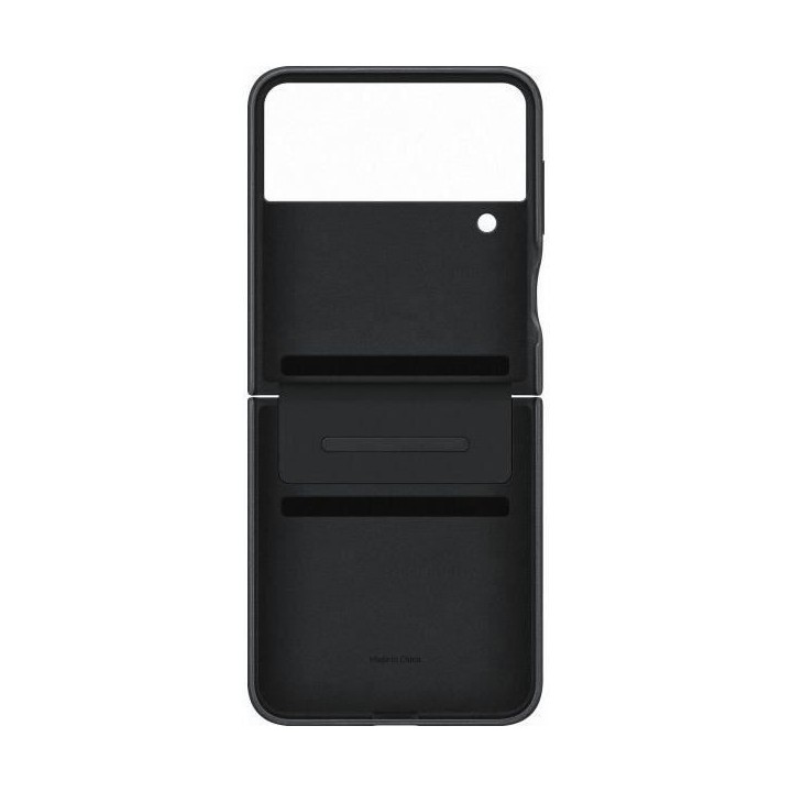 Coque en cuir SAMSUNG Galaxy Z Flip4 Noir