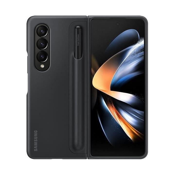 Coque fine avec rabat SAMSUNG Galaxy Z Flold4 Noir