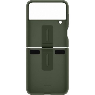 Coque Silicone avec Anneau SAMSUNG Galaxy Z Flip4 kaki