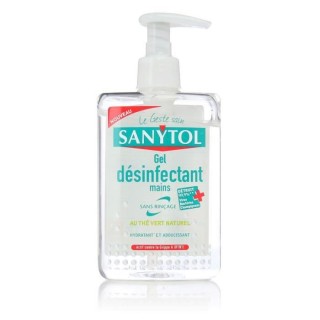 SANYTOL Flacon pompe gel désinfectant antispetique et antibactérien