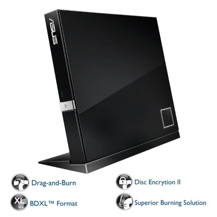 ASUS Lecteur de Blu-Ray et Disque réinscriptible SBC-06D2X-U/G/AS - N