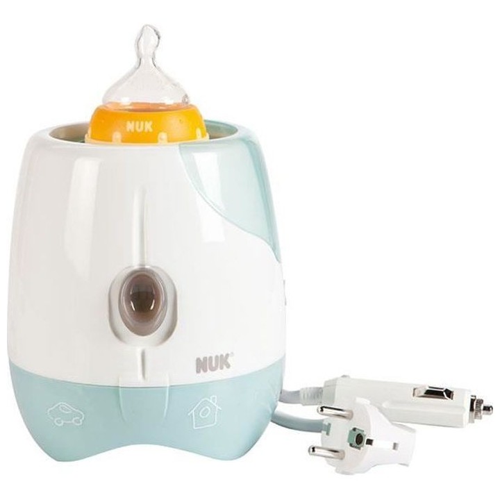 NUK Chauffe-biberon prises allume-cigare et classique - Bleu