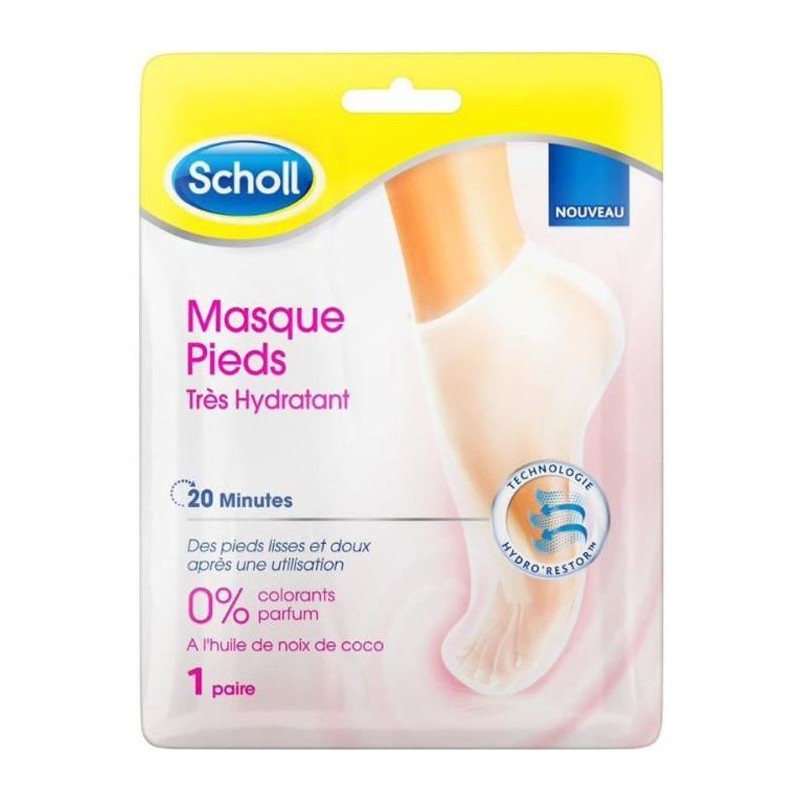 SCHOLL Masque pieds - Chaussette - Tres hydratant