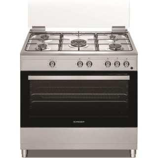 Cuisiniere Full Gas SCHNEIDER - SCCFG95X - 90cm - 5 foyers - Four 96L