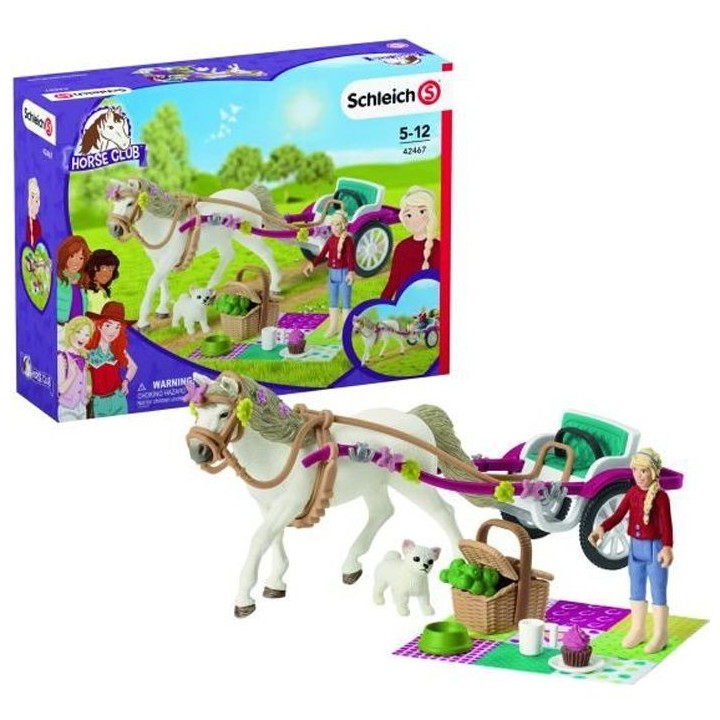 SCHLEICH - Caleche pour le spectacle équestre - 42467 - Gamme Horse C