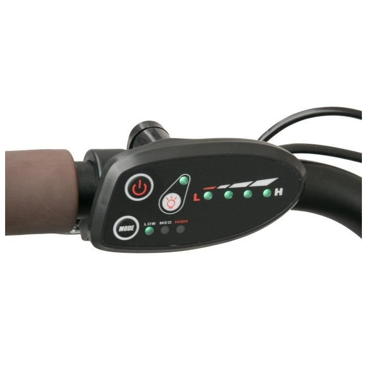 Vélo Électrique - SCOOTY - Scooty City 26 Plus - 26'' Gris 6 vitesse