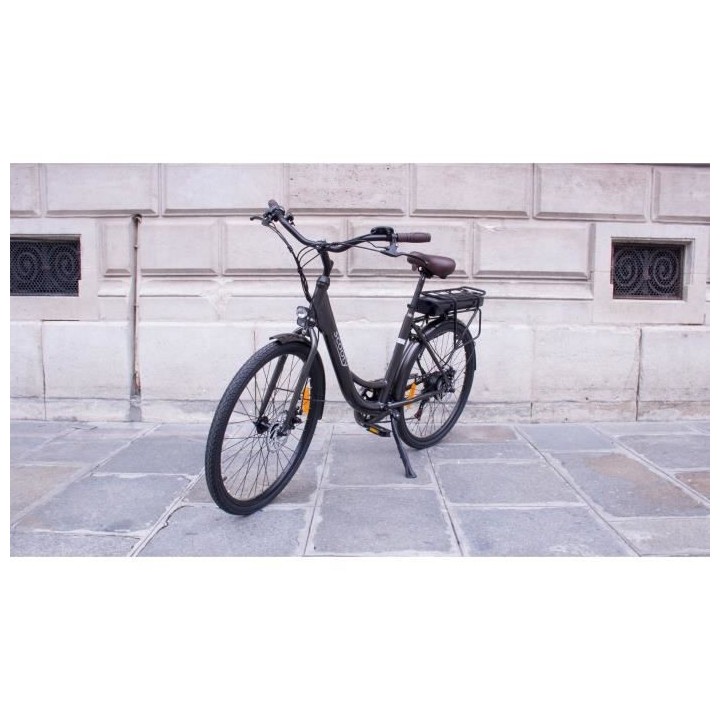 Vélo Électrique - SCOOTY - Scooty City 26 Plus - 26'' Gris 6 vitesse