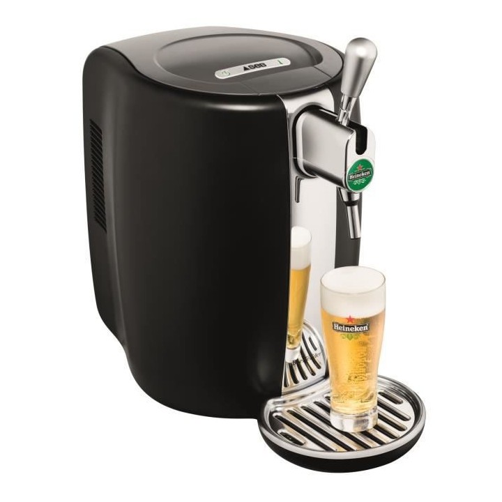 SEB VB310E10 Beertender Noir/Chrome Machine a biere pression, Tireuse