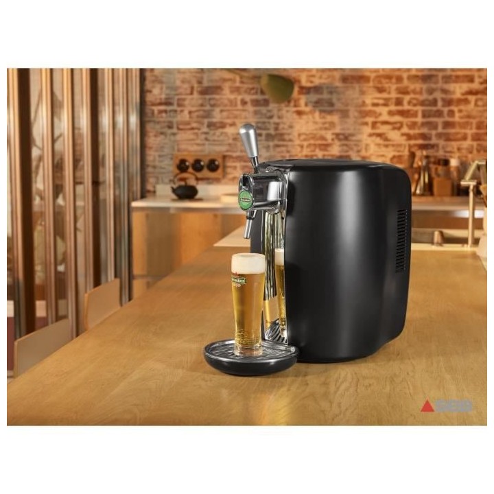 SEB VB310E10 Beertender Noir/Chrome Machine a biere pression, Tireuse