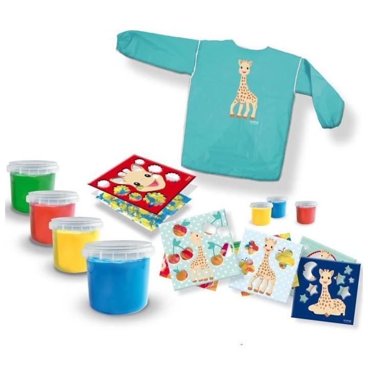 SOPHIE LA GIRAFE Kit de peinture au doigt