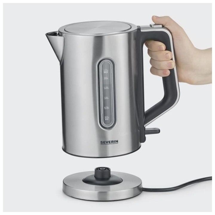SEVERIN WK3416 Bouilloire design 1,7 L, ébullition rapide, Sans Bisph