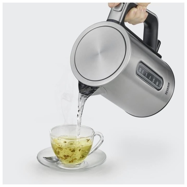 SEVERIN WK3416 Bouilloire design 1,7 L, ébullition rapide, Sans Bisph