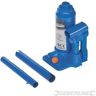 SILVERLINE Cric bouteille hydraulique