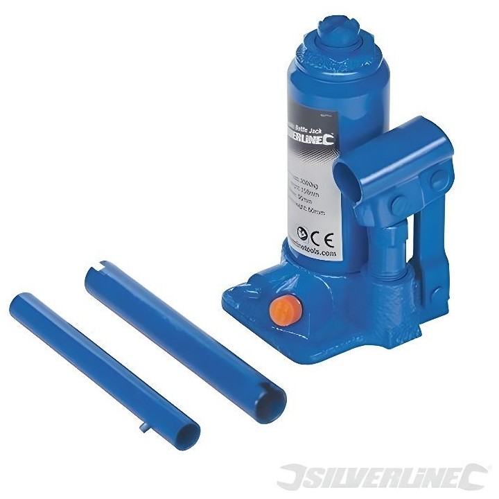 SILVERLINE Cric bouteille hydraulique