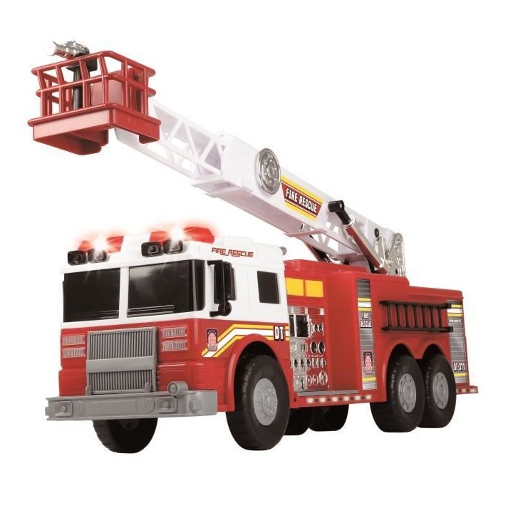 DICKIE - Camion de pompiers 57cm a roues libres, avec son, lumieres et