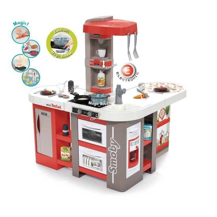 TEFAL Cuisine Studio XXL Smoby - Machine a espresso, panier vaisselle,
