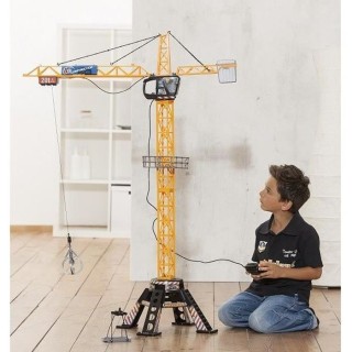 Grue géante filoguidée 120cm jaune - Univers miniatures - Travaux pu