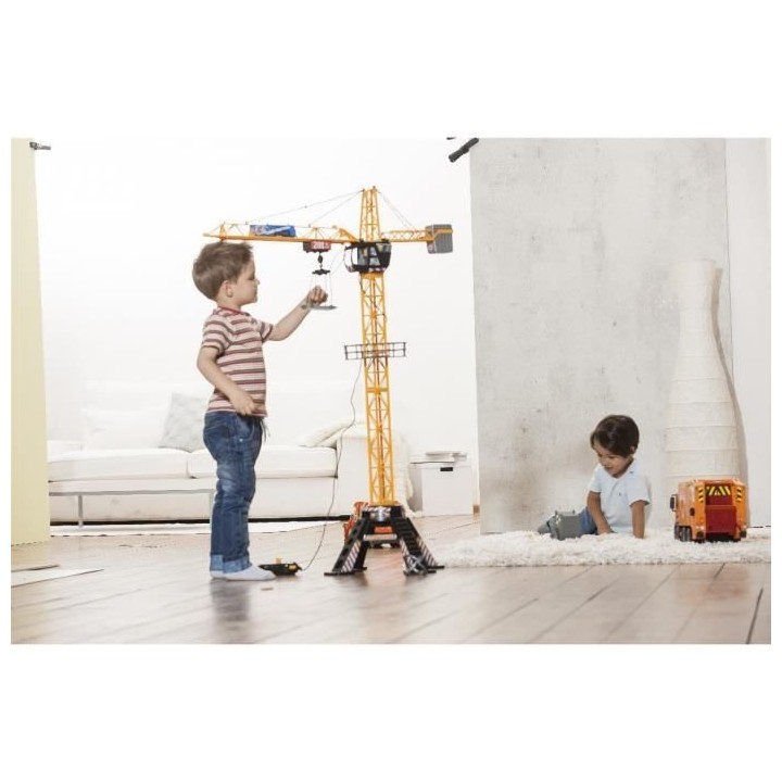 Grue géante filoguidée 120cm jaune - Univers miniatures - Travaux pu
