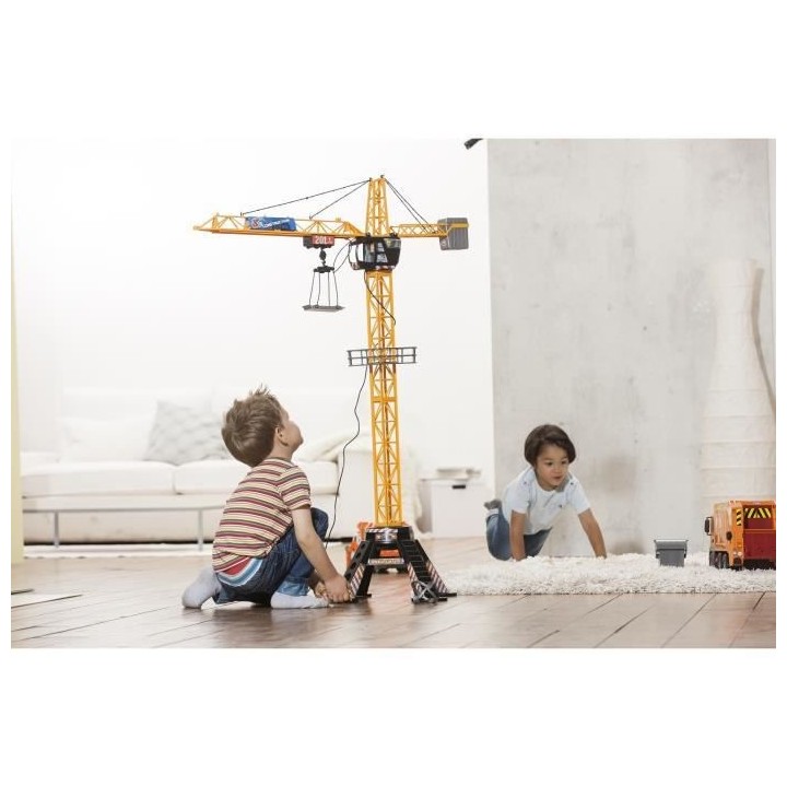 Grue géante filoguidée 120cm jaune - Univers miniatures - Travaux pu