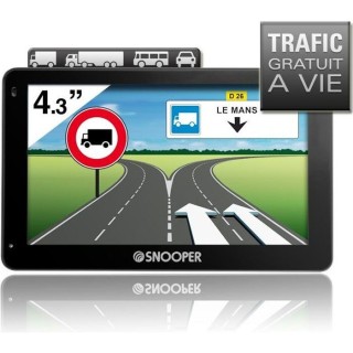 SNOOP PL2200, GPS Poids-lourds 4,3, 46 pays - Cartes & Trafic gratuits