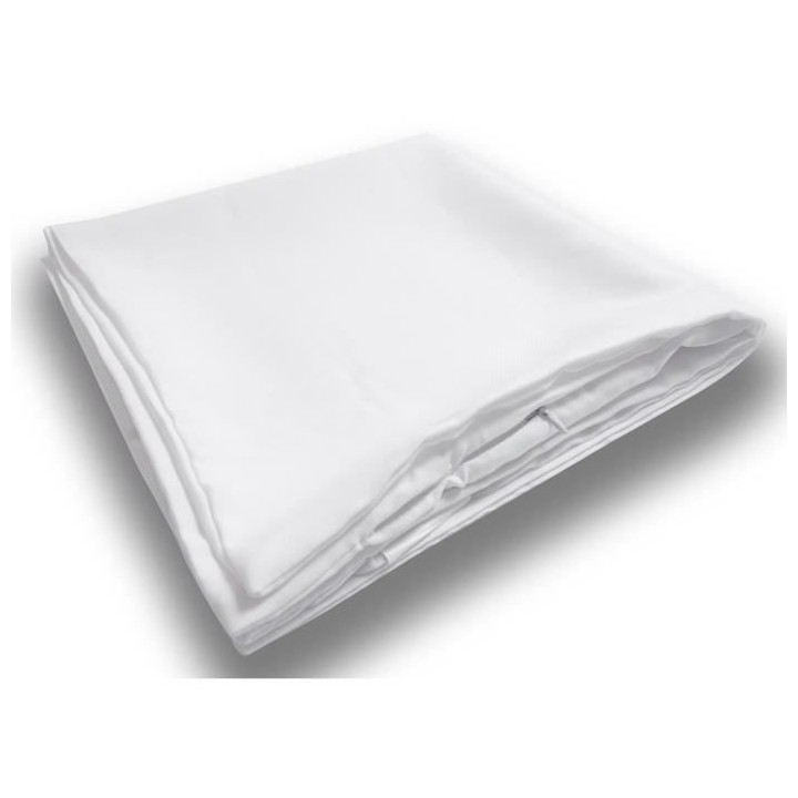 SOLEIL D'OCRE Housse de coussin Alix - 60x60 cm - Blanc