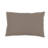 SOLEIL d'OCRE Lot de 2 Taies d'oreiller 100% Coton 50x75 cm Taupe