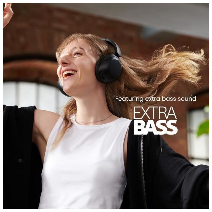 Casque Bluetooth a réduction de bruit sans fil Extra Bass SONY WH-XB9