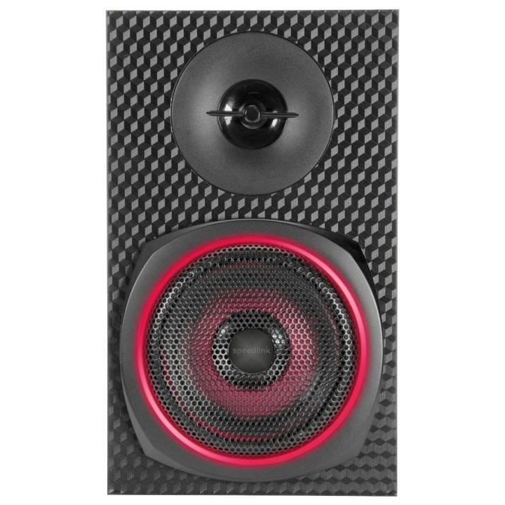 SPEED LINK Enceintes 2.1 Gravity Carbon RGB