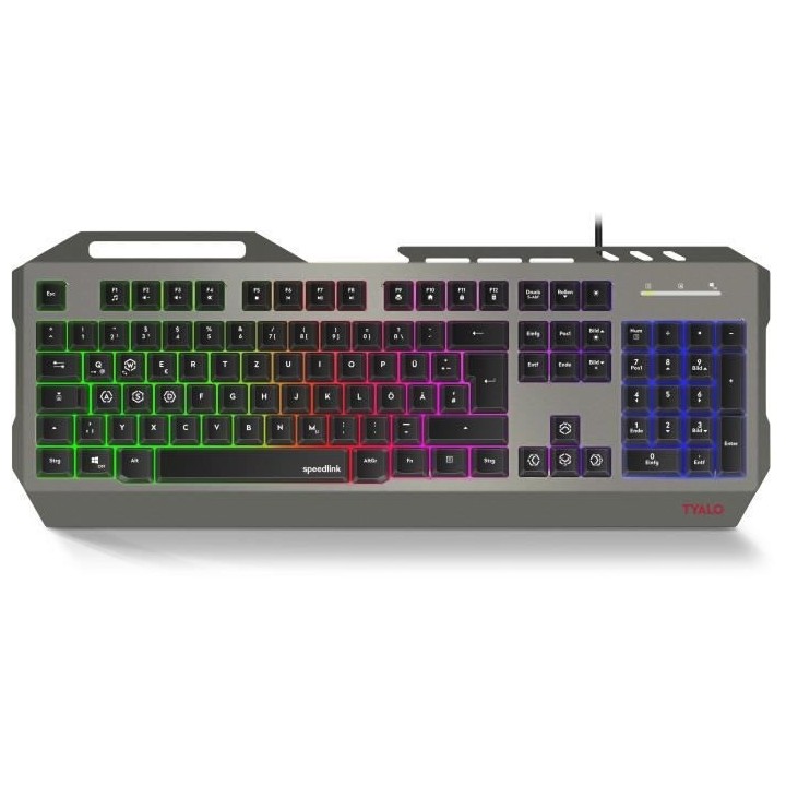 SPEEDLINK Pack Gaming Clavier Souris Tapis Tyalo Speedlink