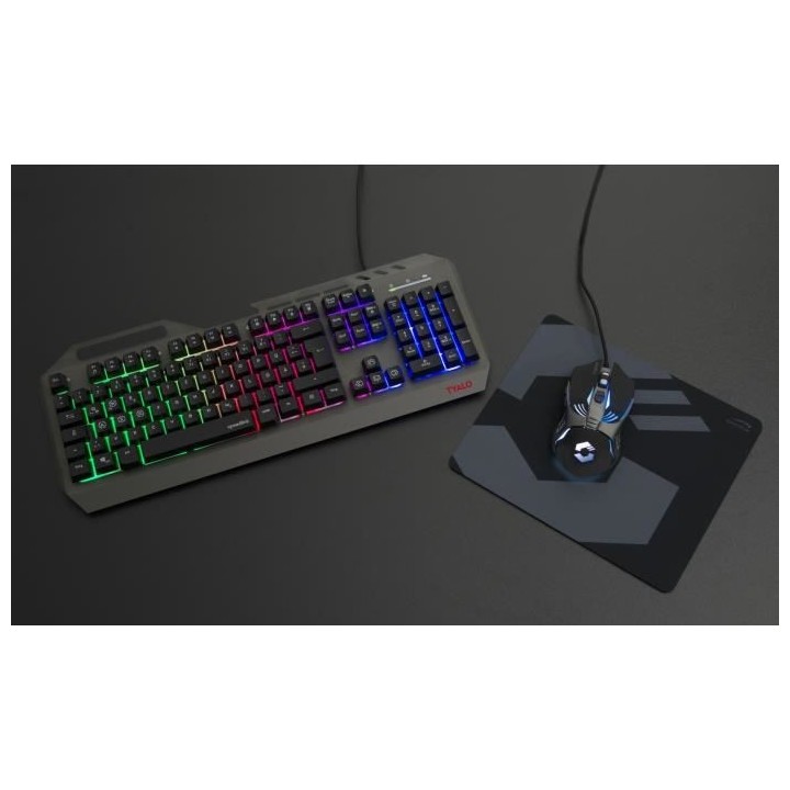 SPEEDLINK Pack Gaming Clavier Souris Tapis Tyalo Speedlink