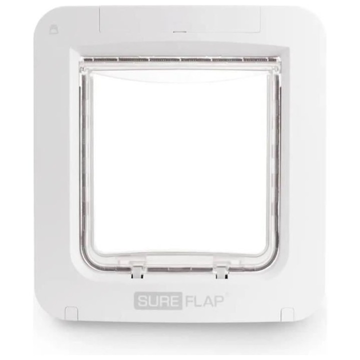 SUREFLAP Grande Chatiere a Puce électronique Connecté - Blanc - 178