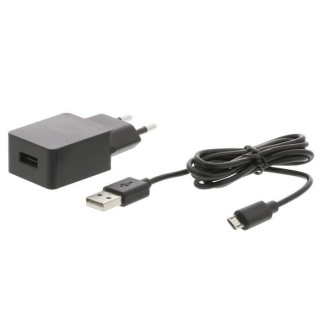 SWEEX Chargeur mural + câble micro USB - 2,1 A - Noir