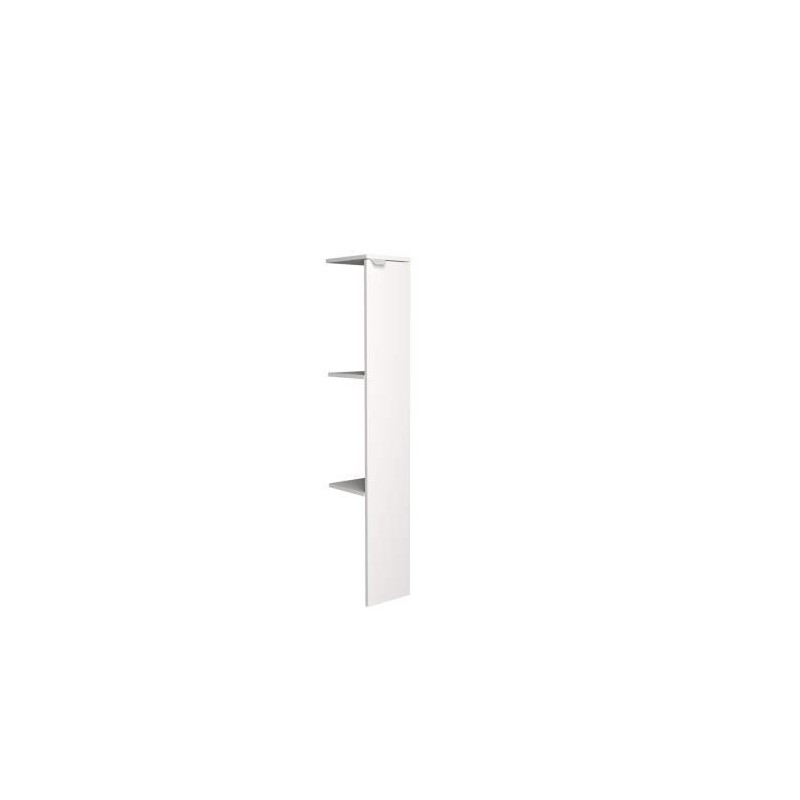 EKIPA Colonne 1 porte - Blanc - L 23 x P 27 x 140 cm - SWEAT