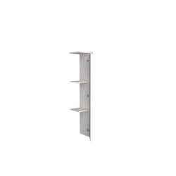 EKIPA Colonne 1 porte - Blanc - L 23 x P 27 x 140 cm - SWEAT