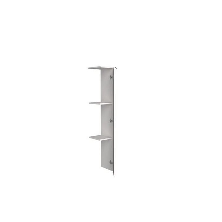EKIPA Colonne 1 porte - Blanc - L 23 x P 27 x 140 cm - SWEAT