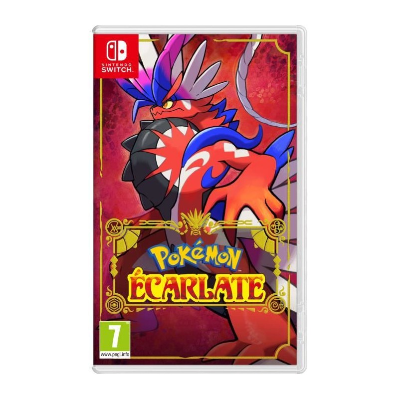 Pokémon Écarlate - Jeu Nintendo Switch