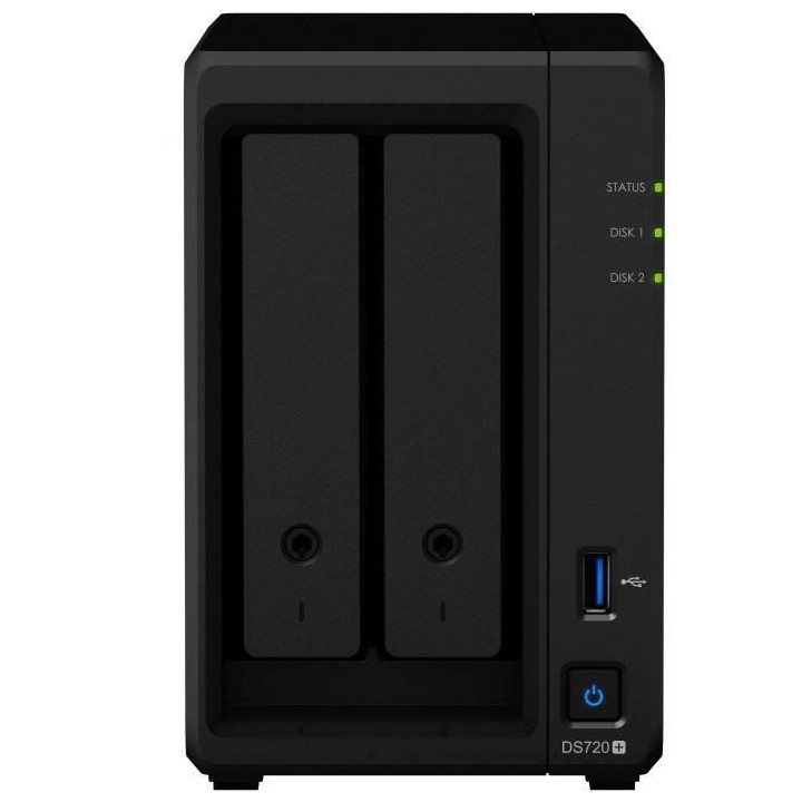 SYNOLOGY - Serveur de Stockage (NAS) - DS720+ - 2 Baies - Boitier nu