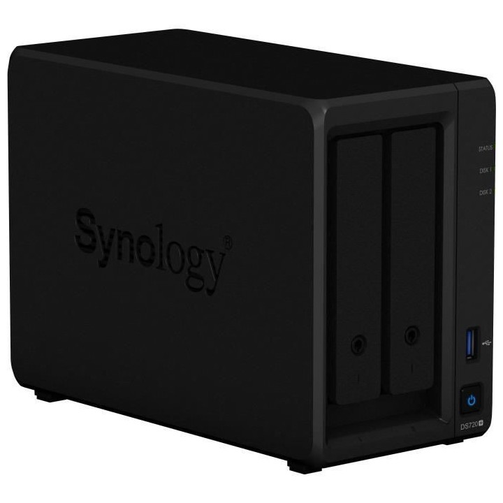 SYNOLOGY - Serveur de Stockage (NAS) - DS720+ - 2 Baies - Boitier nu