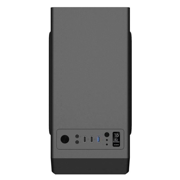 ZALMAN BOITIER PC T6 - Moyen Tour - Noir - Format ATX (T6BK)