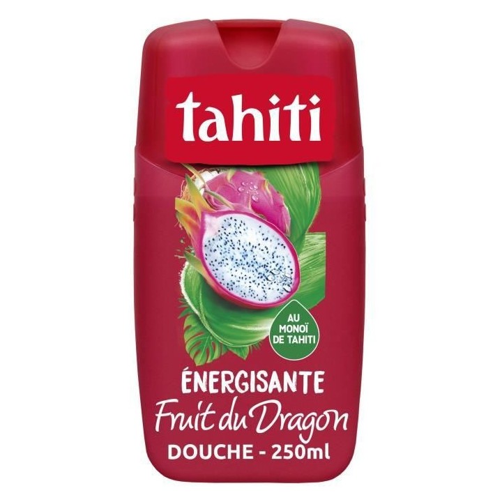 TAHITI - Gel douche au monoi 100% naturel - Fruit du dragon Energisant