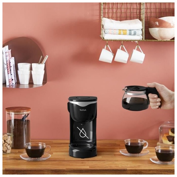 TEFAL CM340811 Perfectta Cafetiere filtre, Capacité 0,6 L, Anti-goutt