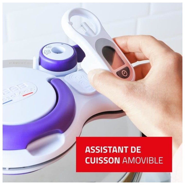 SEB P4624800 Autocuiseur Cocotte-minute CLIPSO MINUT PERFECT - 7,5L -