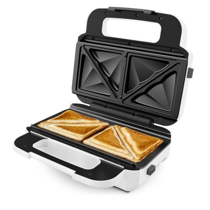 TEFAL SW701110 Snack XL Appareil a croque multifonction, Plaques amovi