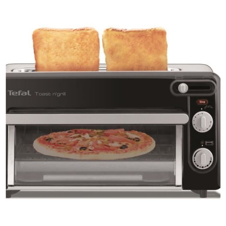 TEFAL TL600830 TOAST N'GRILL 2 en 1, Grille-pain longue fente 26 cm, R
