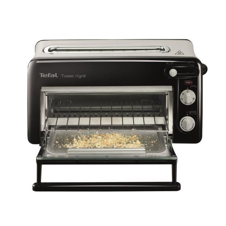 TEFAL TL600830 TOAST N'GRILL 2 en 1, Grille-pain longue fente 26 cm, R