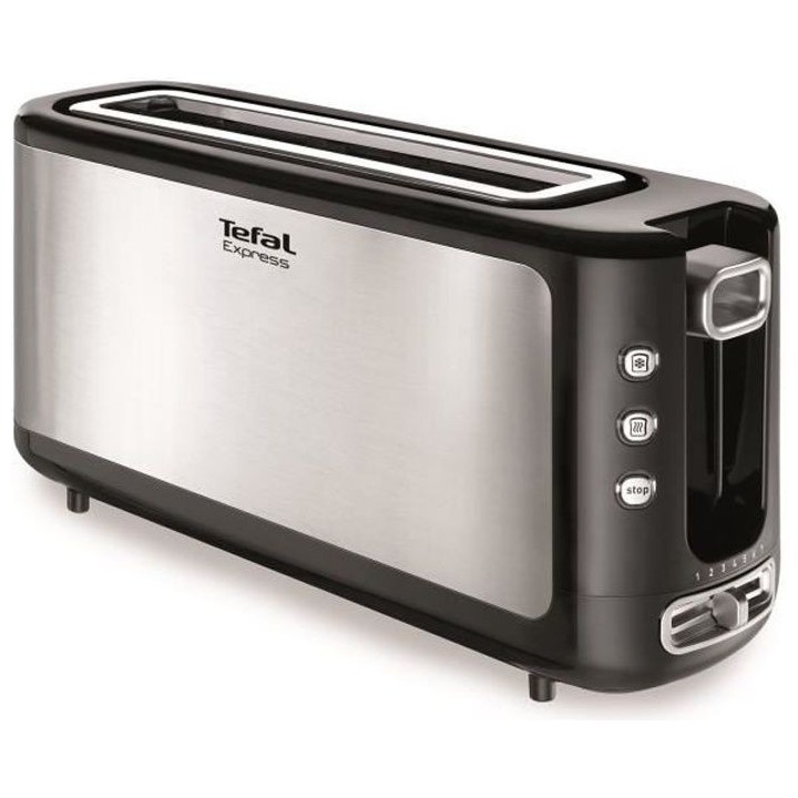 TEFAL TL365ETR Grille-pain Express 1 fente, Toaster, 7 niveaux de dora