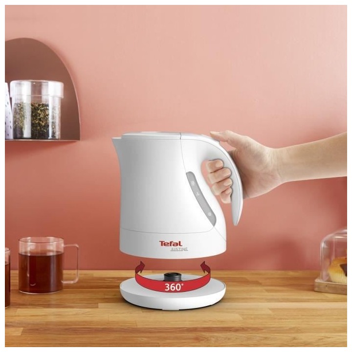 TEFAL BF512011 Bouilloire électrique Justine - Blanc