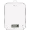 TEFAL - BC5000V1 Balance de Cuisine Optiss 5kg/1g Fonction Tare Conversion Liquide Ecran LCD Blanc