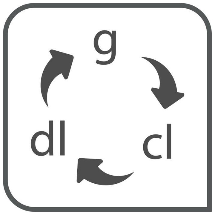 TEFAL - BC5000V1 Balance de Cuisine Optiss 5kg/1g Fonction Tare Conver